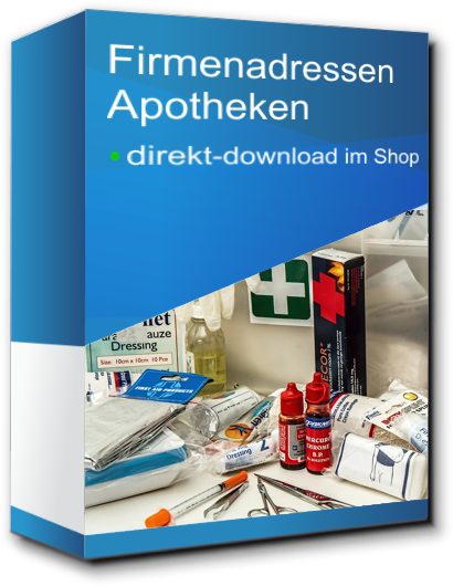 Apotheken Adressen kaufen - Topaktuelle Firmenadressen