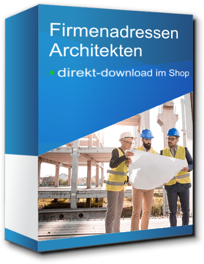 Architekten Adressen kaufen - Topaktuelle Firmenadressen