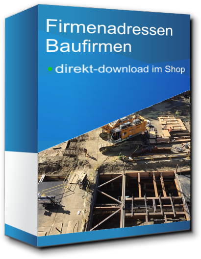 Baufirmen Adressen kaufen - Topaktuelle Firmenadressen