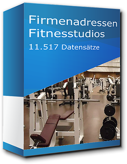 Fitnesstudios Adressen kaufen - Topaktuelle Firmenadressen